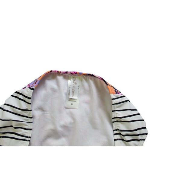 Salt + Cove Hawaii printed hipster bikini bottom lilac multicolor lining WomenXL - Picture 2 of 11